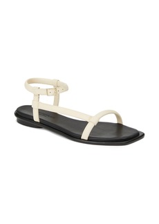 Lafayette 148 New York City Ankle Strap Sandal in Parchment at Nordstrom Rack