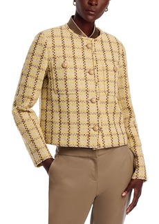 Lafayette 148 New York Collarless Patch Pocket Jacket