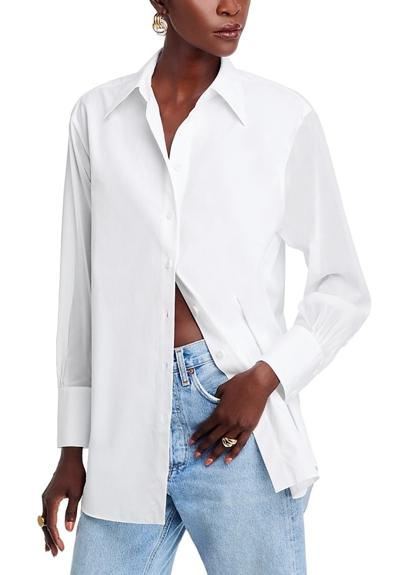 Lafayette 148 New York Cotton Oversized Shirt