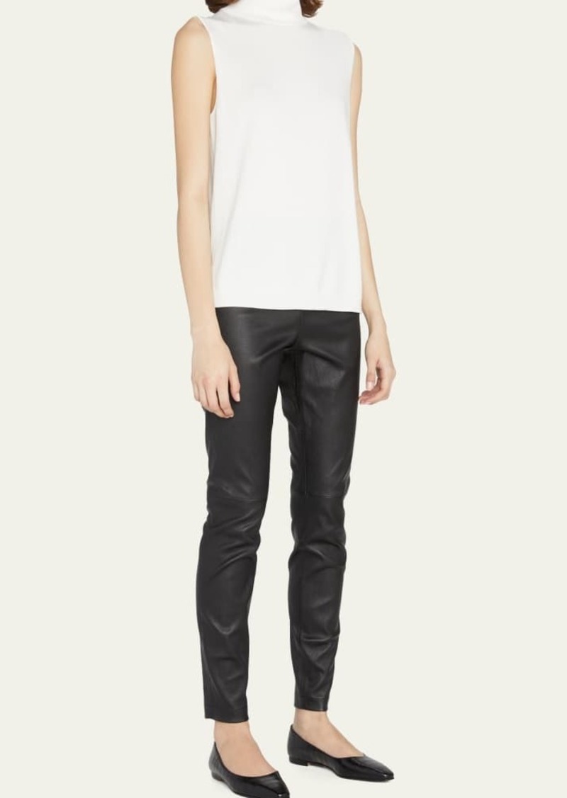 Lafayette 148 New York Cropped High-Rise Leggings