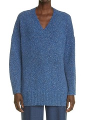 Lafayette 148 New York Donegal Cashmere & Wool Blend Sweater