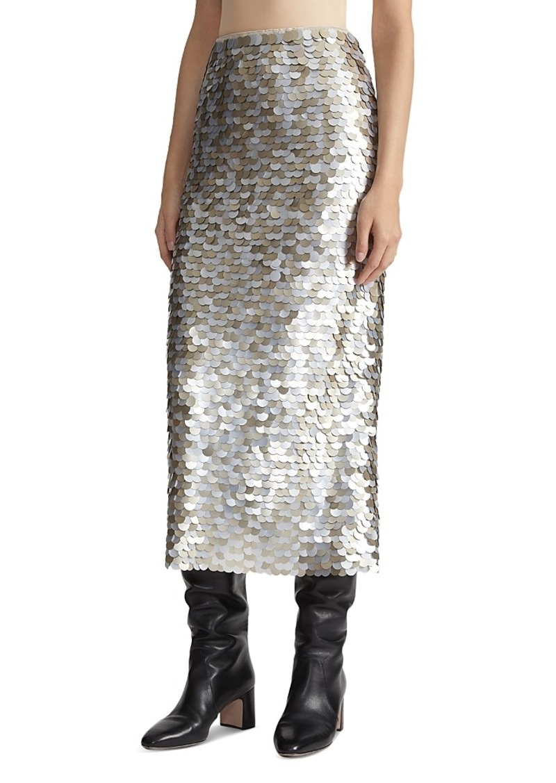 Lafayette 148 New York Embellished Pencil Skirt