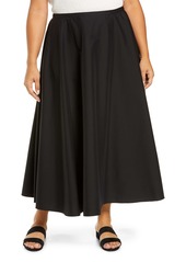 Lafayette 148 New York Helena Stretch Cotton Blend Skirt (Plus Size)