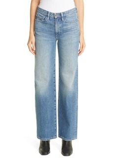 Lafayette 148 New York High Waist Wide Leg Jeans in Faded Skyline at Nordstrom