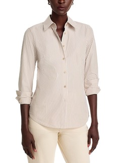 Lafayette 148 New York Kennedy Striped Shirt