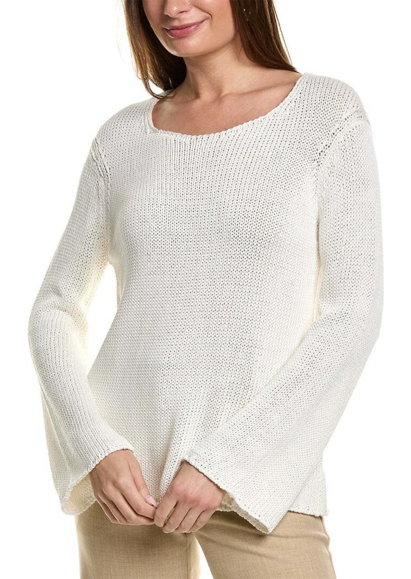 Lafayette 148 New York Loose Knit Silk-Blend Sweater