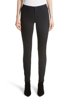 Lafayette 148 New York Mercer Acclaimed Stretch Skinny Pants in Black at Nordstrom
