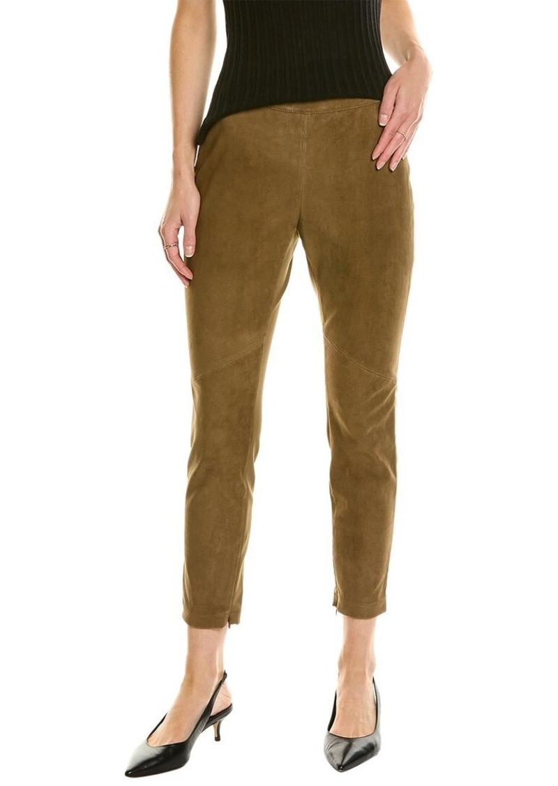 Lafayette 148 New York Murray Skinny Suede-Front Pant
