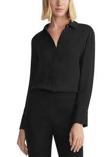 Lafayette 148 New York Scottie Silk Blouse