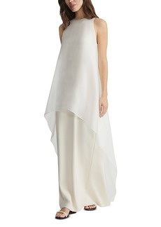 Lafayette 148 New York Silk Sleeveless Overlay Gown