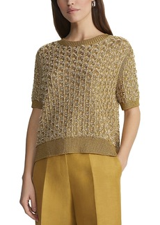 Lafayette 148 New York Textured Stitch Top