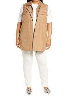 Lafayette 148 New York Willis Vest with Knit Dickey