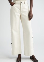 Lafayette 148 New York Wyckoff High Waist Wide Leg Jeans