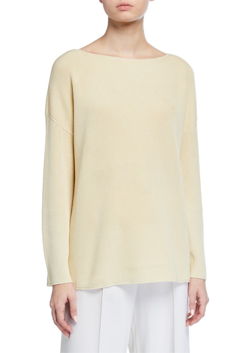 Lafayette 148 Relaxed Textured-Stitch Sweater | Sweaters