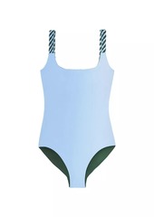 Lafayette 148 Reversible One-Piece Swimsuit
