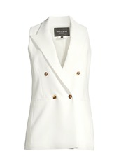 Lafayette 148 Vaughn Double-Breasted Vest