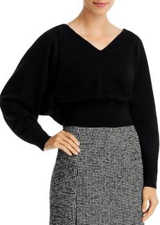 Lafayette 148 Womens Cashmere Convertible Pullover Sweater
