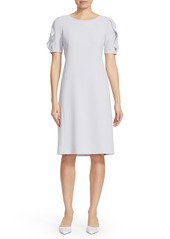 Lafayette 148 New York Winslow A-Line Sheath Dress in Iced Blue at Nordstrom
