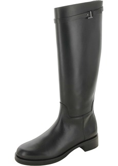 Lafayette 148 Womens Leather Riding Knee-High Boots