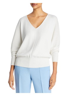 Lafayette 148 Womens Silk Blend V-Neck Pullover Sweater