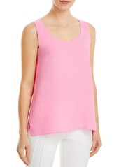 Lafayette 148 Womens Silk Sleeveless Blouse