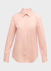 Lafayette 148 Wright Stretch Cotton Shirt