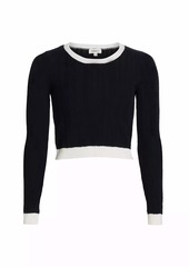 L'Agence Aceline Cropped Pullover