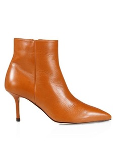 L'Agence Aimee Stiletto Heel Leather Ankle Boots