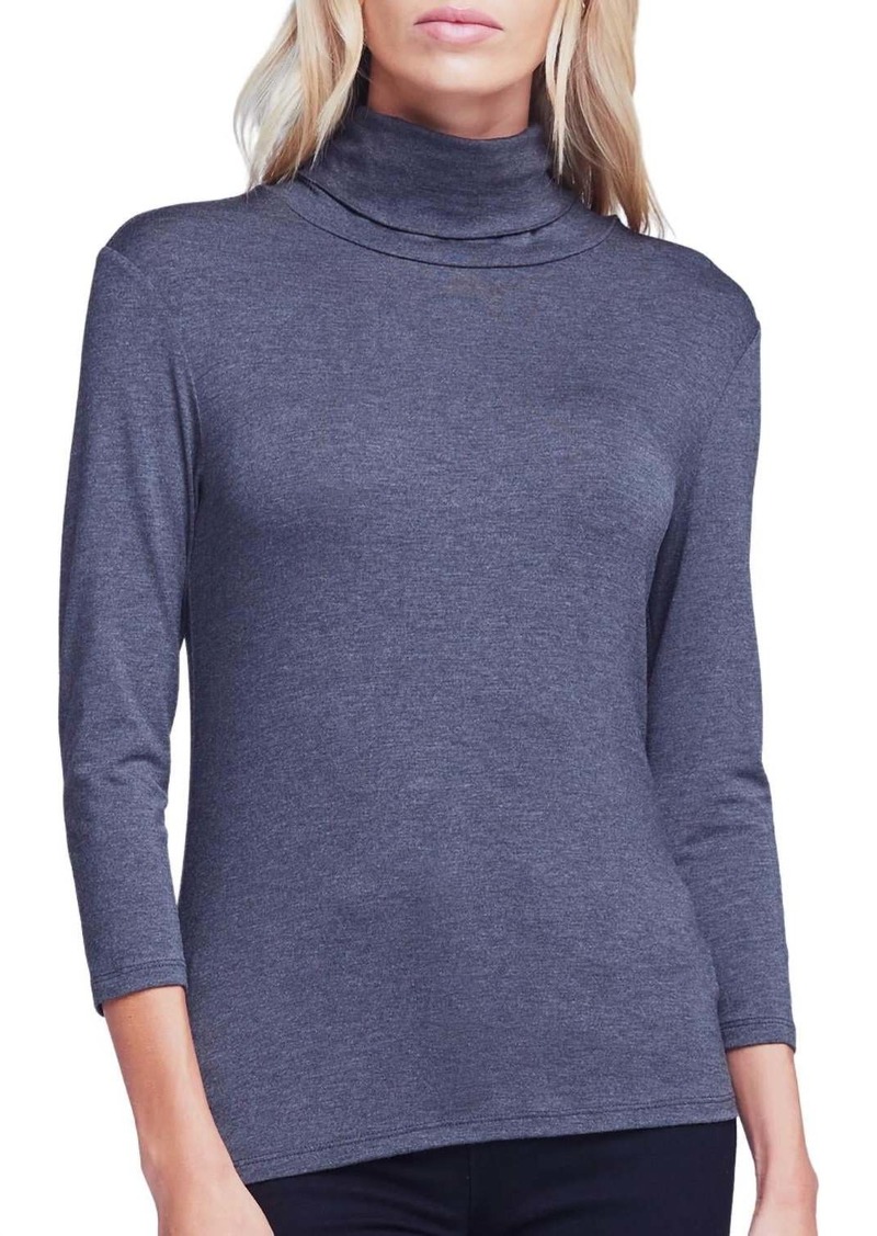 L'Agence Aja Top In Dark Heather Gray