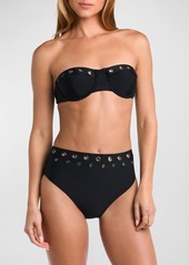 L'Agence Alexandria Grommet Structured Bikini Top 