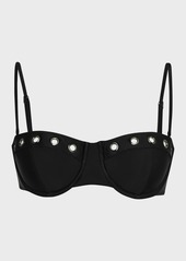 L'Agence Alexandria Grommet Structured Bikini Top 