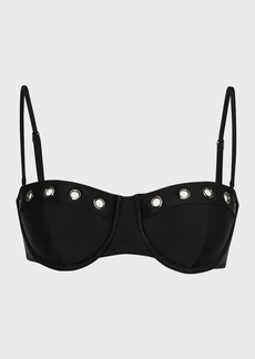 L'Agence Alexandria Grommet Structured Bikini Top 