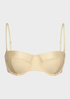 L'Agence Alexandria Solid Structured Bikini Top