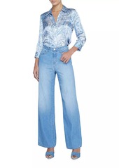 L'Agence Alicent High-Rise Wide-Leg Jeans