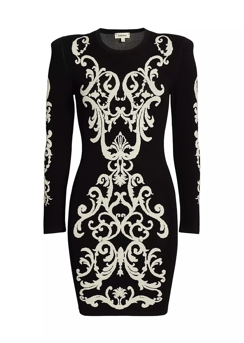 L'Agence Amadi Jacquard Minidress