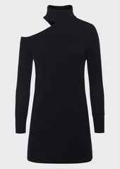 L'Agence Amberli Cut-Out Mini Sweater Dress