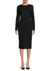 L'Agence Aries Sheath Midi Dress