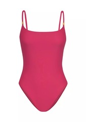 L'Agence Berry Solids Remi One-Piece Swimsuit