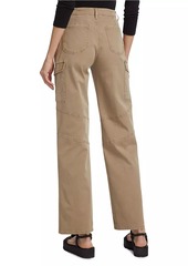 L'Agence Brooklyn Straight-Leg Utility Pants