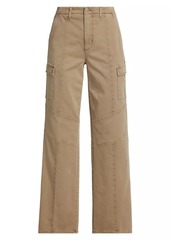 L'Agence Brooklyn Straight-Leg Utility Pants