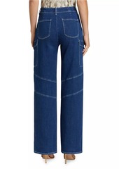 L'Agence Brooklyn Utility Wide-Leg Jeans