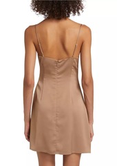 L'Agence Bruna Wrap-Style Cami Dress