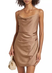 L'Agence Bruna Wrap-Style Cami Dress