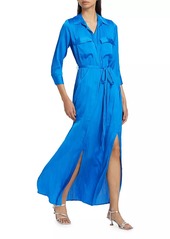 L'Agence Cameron Maxi Shirtdress