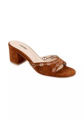 L'Agence Camille II Suede Sandals