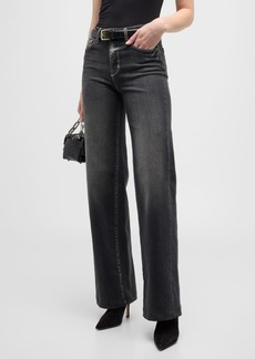 L'Agence Clayton High Rise Wide-Leg Jeans
