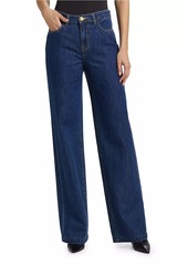 L'Agence Clayton High-Rise Wide-Leg Jeans