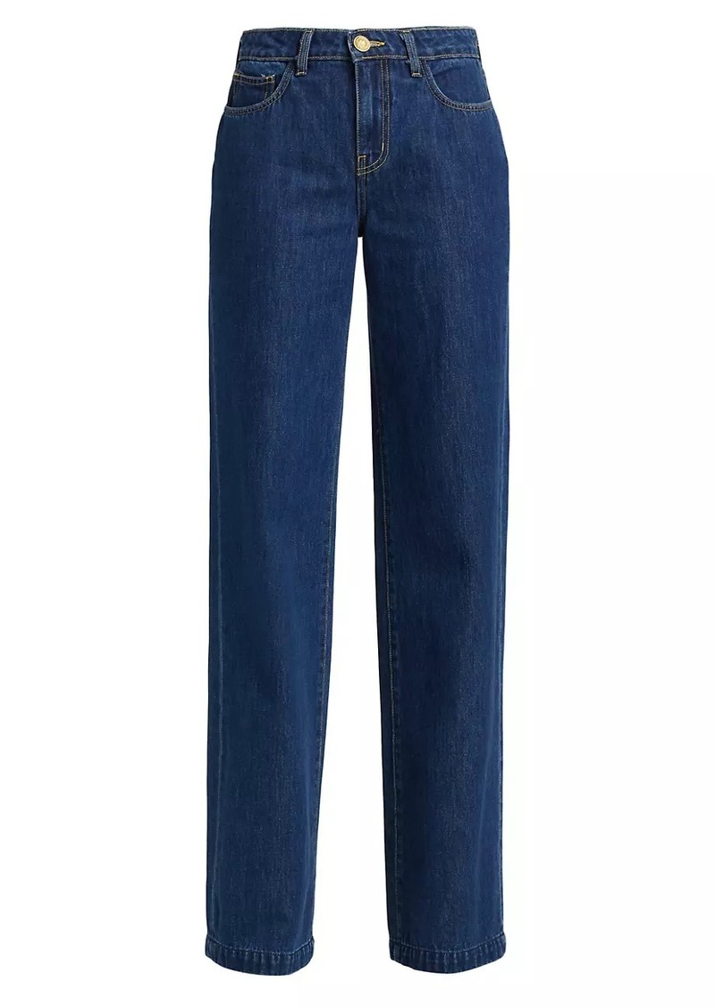 L'Agence Clayton High-Rise Wide-Leg Jeans