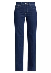 L'Agence Clayton Long Wide-Leg Jeans