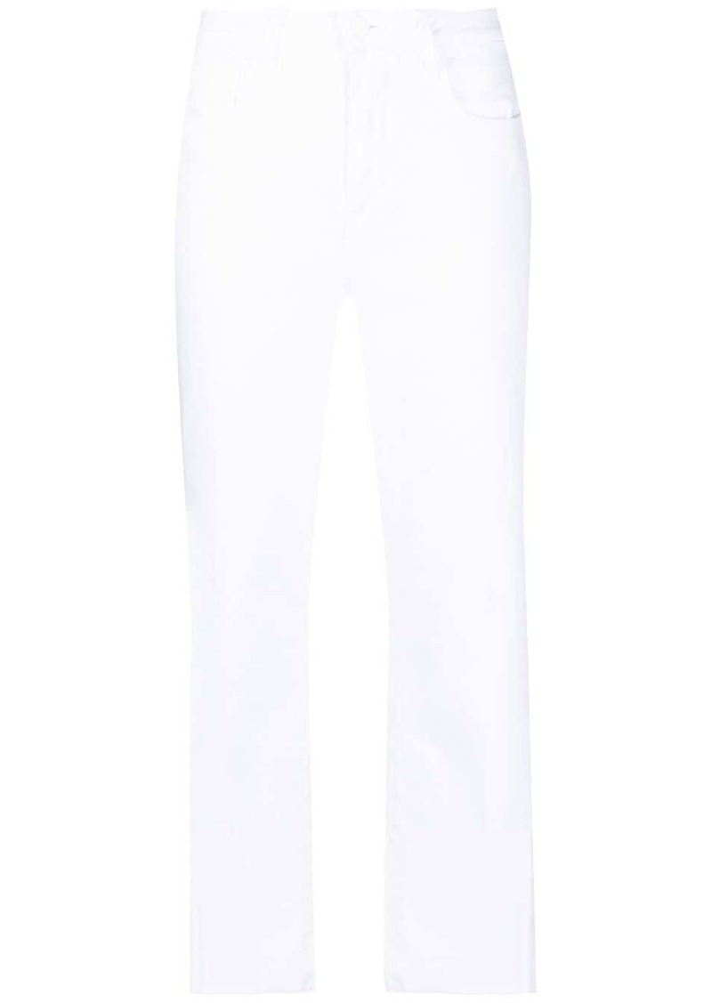 L'Agence cropped straight-leg jeans